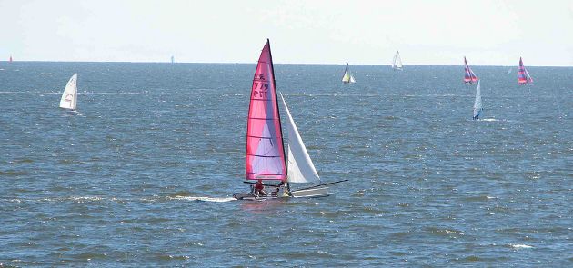 Catamaran dans la Baie du Pouliguen