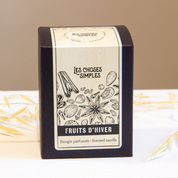 Boite Bougie parfumee Joyeux Noel Fruits dHiver Les Choses Simples