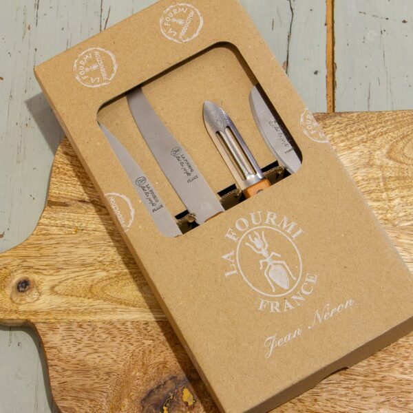 Coffret Cheftaine en bois d Olivier Coutellerie Neron