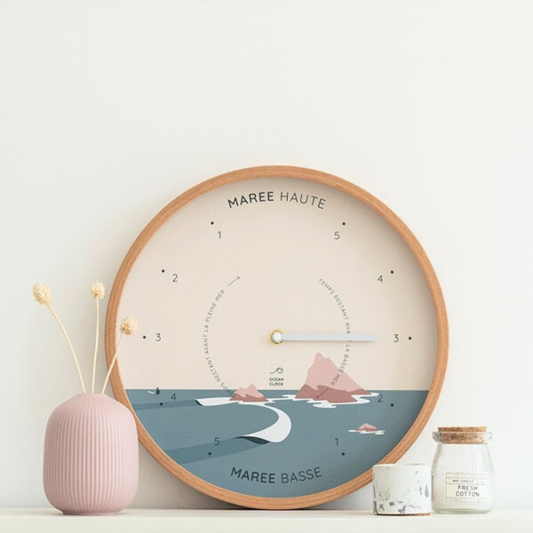 Horloge des Marees Ocean Clock Sunset