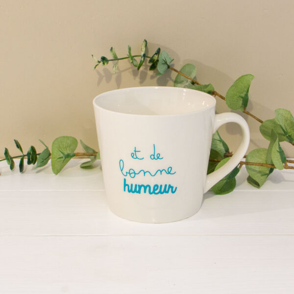 Mugs Se lever de bonheur et de bonne humeur recto Sophie Janiere