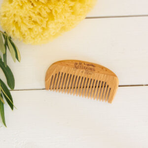 Petit peigne en bois Savonnerie de Nyons