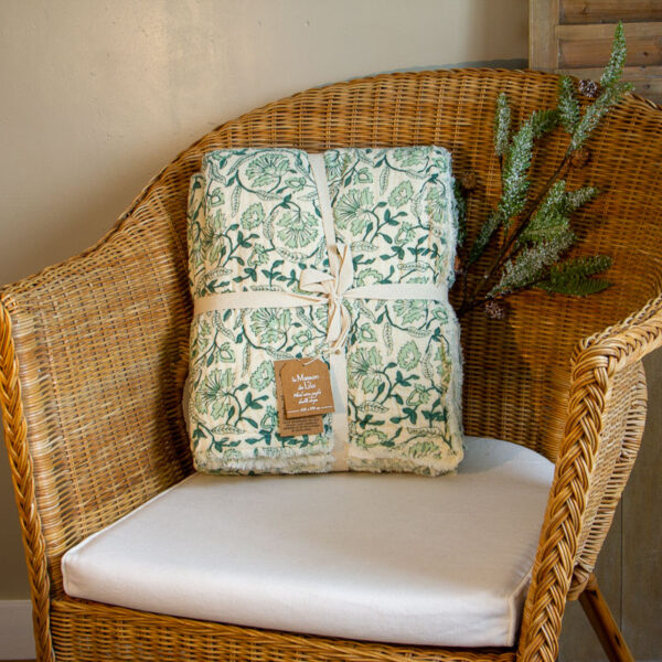 Plaid Pondichery Celadon La Maison de Lilo