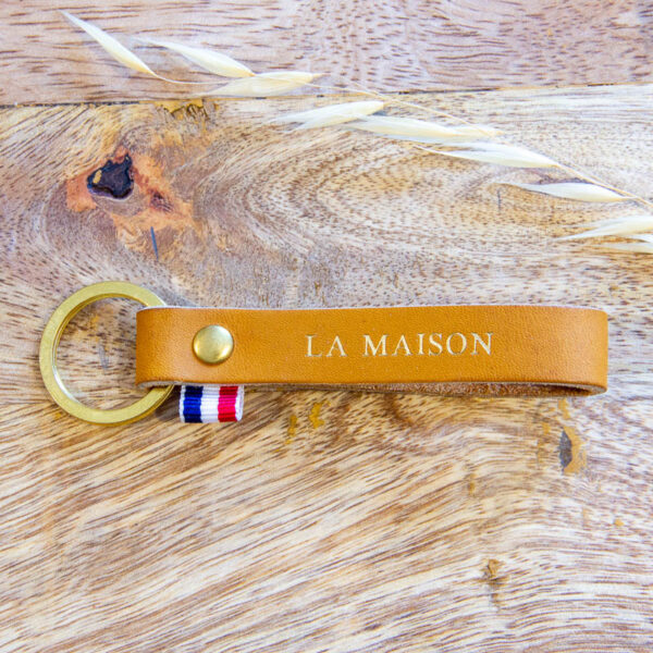 Porte cles La Maison Or Leonny Cha