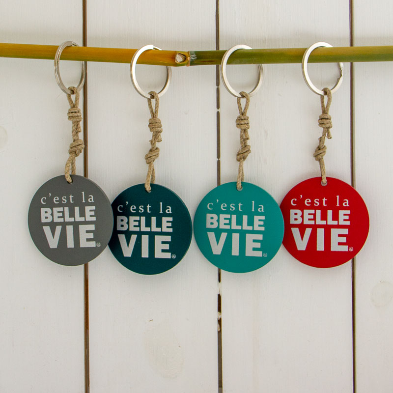 Porte cles disque Cest la Belle Vie Sophie Janiere