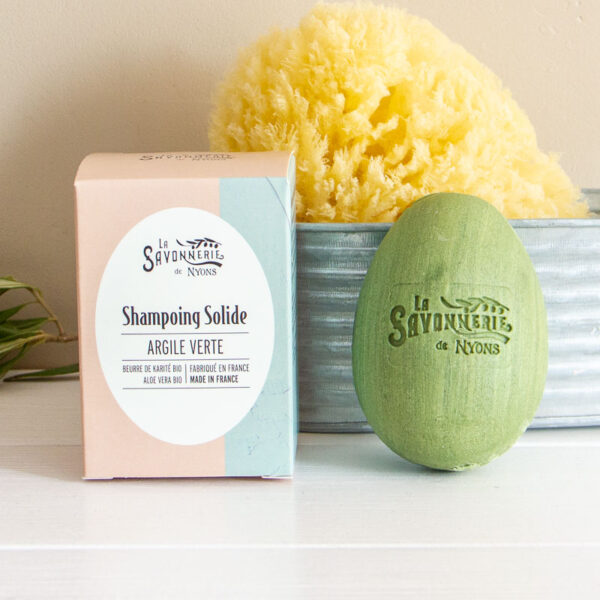 Shampooing Solide Argile Verte Savonnerie de Nyons