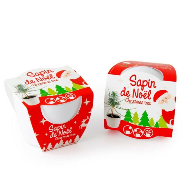 pot ceramique blanc 8 cm sapin de noel2