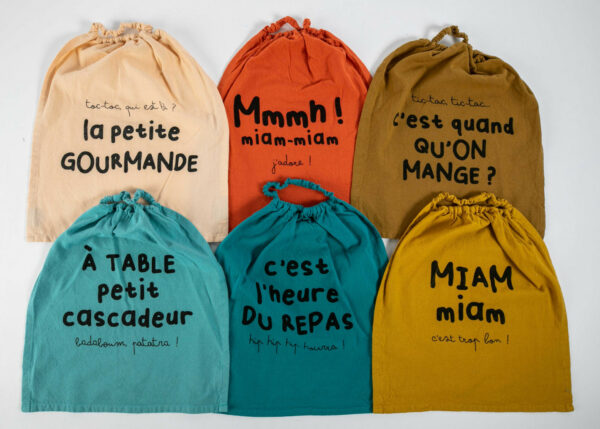 Bavoirs enfants miam Sophie Janiere