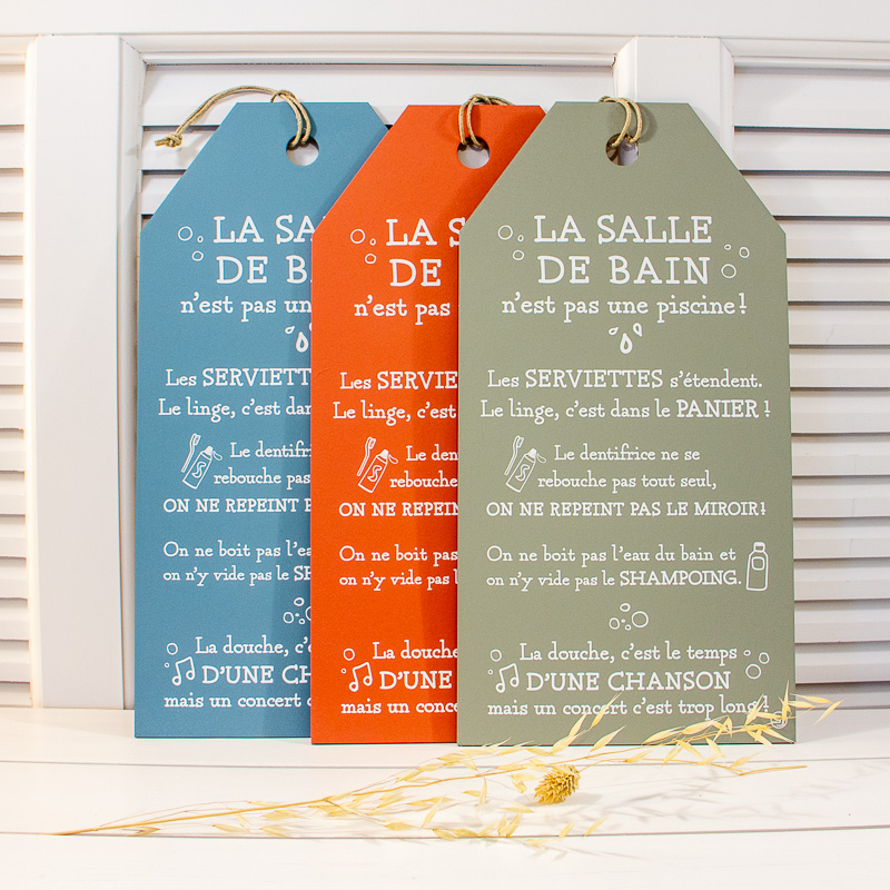 Panneau décoratif - La Salle de Bain