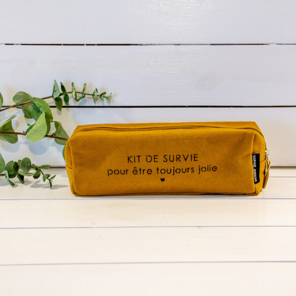 trousse kit de survie jaune Sophie Janiere