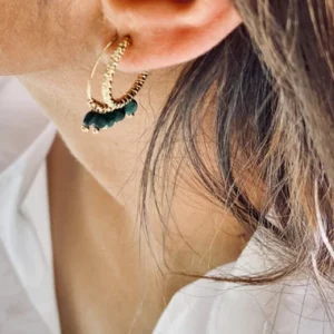 boucles doreilles zoe acier dore malachite portees 380x443 crop center