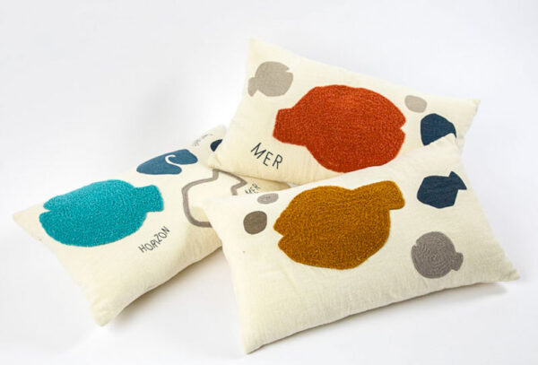 coussin broderie poisson sophie janiere