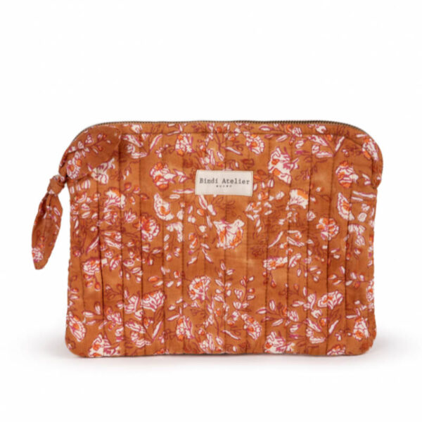 pochette imprimee motif floral indien2