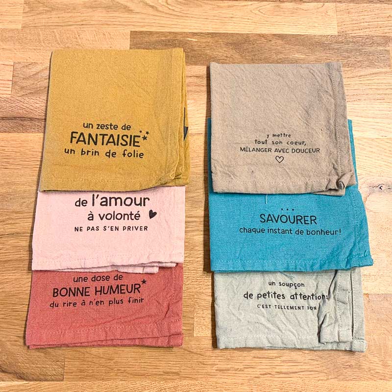 serviettes la recette du bonheur sophie janiere
