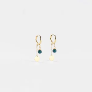 boucles doreilles josephine acier dore malachite 380x443 crop center
