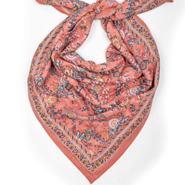 grand foulard indien capri peche (1)