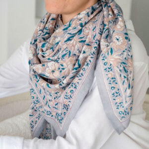 grand foulard indien salvador orage