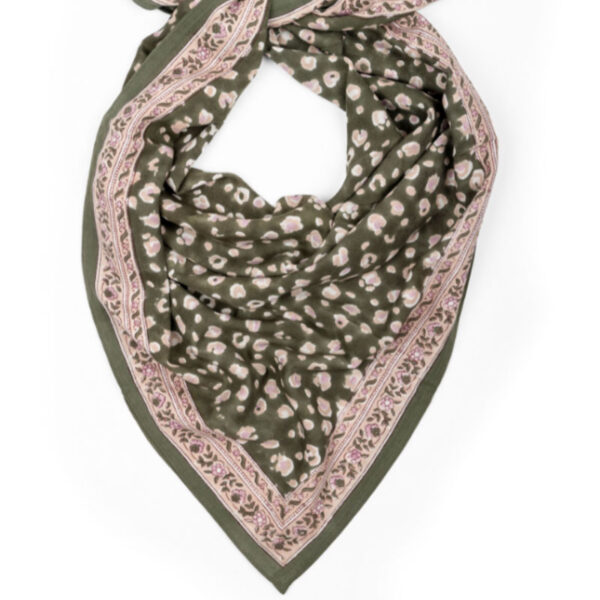 grand foulard leopard bengal khaki (1)