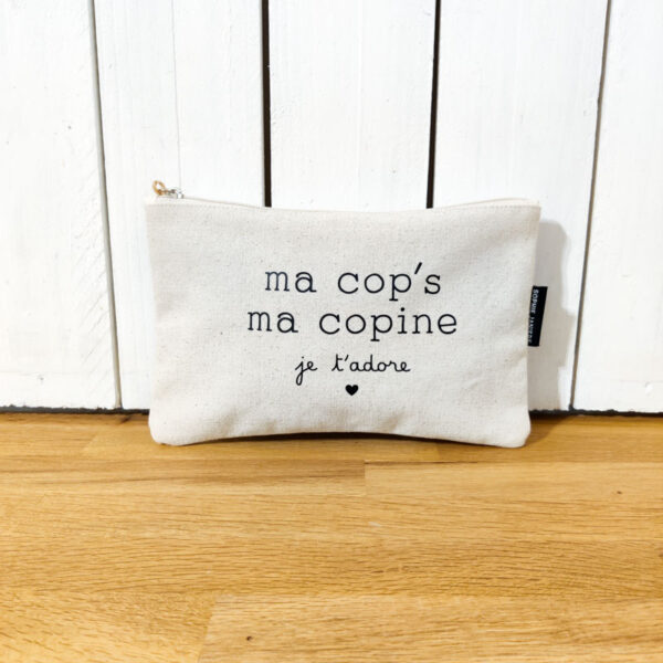 trousse ma cops ma copine je t'adore naturel Sophie Janière