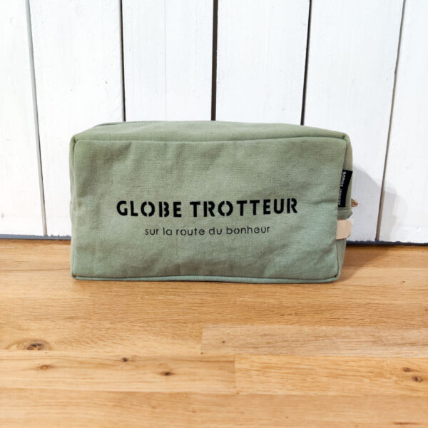 trousse oscar globe trotteur sauge Sophie Janière