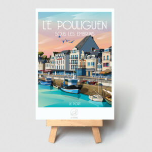 carte postale le pouliguen