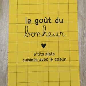 torchon slub Le Gout du Bonheur sophie janiere