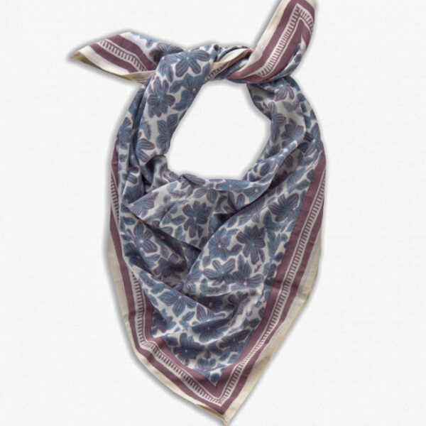 3 grand foulard indien manoa azul