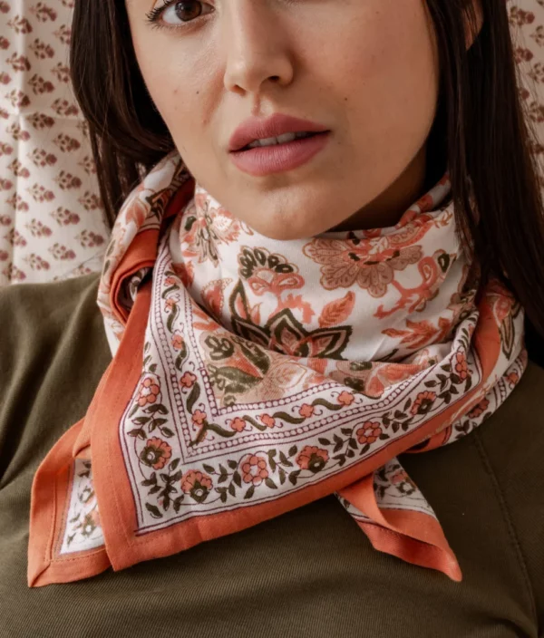 foulard indien matira blush bindi atelier