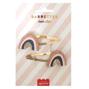 Barrettes Cheveux Arc En Ciel La Petite Epicerie