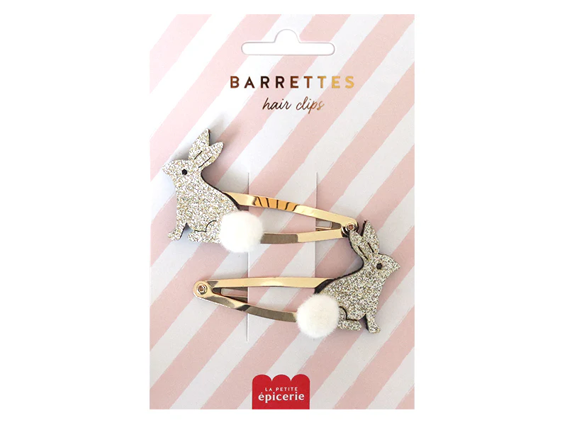 Barrettes Cheveux Lapins La Petite Epicerie