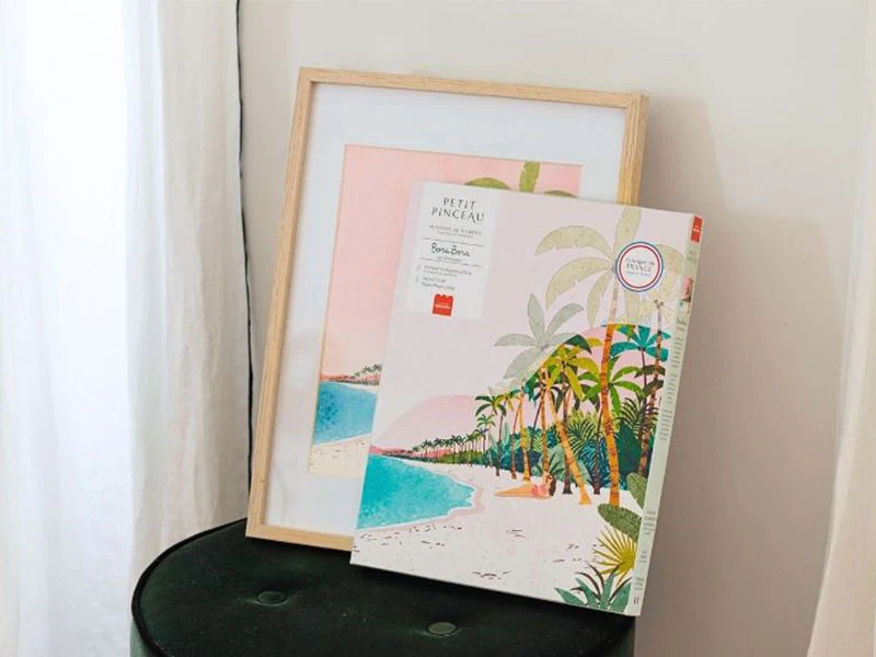 Coffret Peinture au Numéro Bora Bora La Petite Epicerie c
