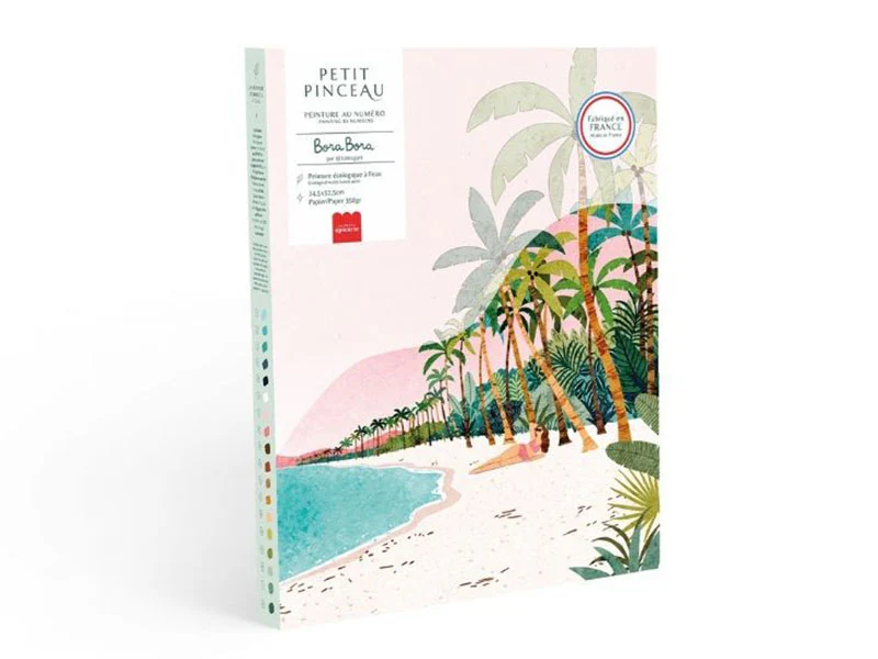 Coffret Peinture au Numéro Bora Bora La Petite Epicerie