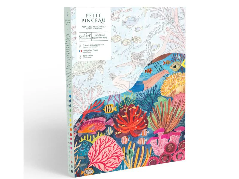 Coffret Peinture au Numéro Coral Reef La Petite Epicerie