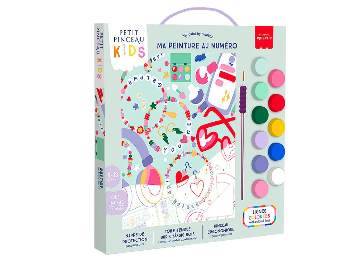 Coffret Peinture au Numéro Kids Besties La Petite Epicerie
