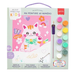 Coffret Peinture au Numéro Kids Maneki Neko La Petite Epicerie