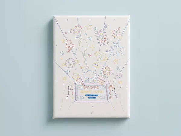 Coffret Peinture au Numéro Kids Video Game La Petite Epicerie b
