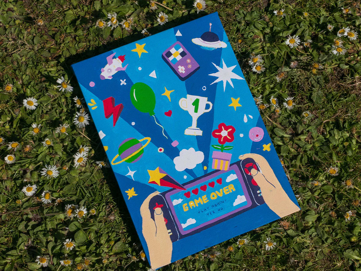 Coffret Peinture au Numéro Kids Video Game La Petite Epicerie c