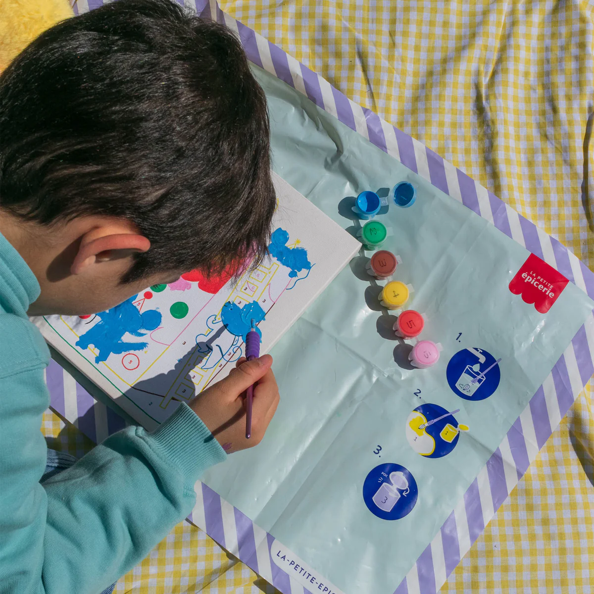 Coffret Peinture au Numéro Kids Yummy La Petite Epicerie b