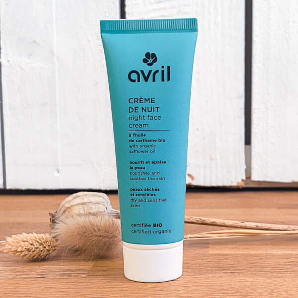 Crème de nuit peaux sèches et sensibles 50ml Avril