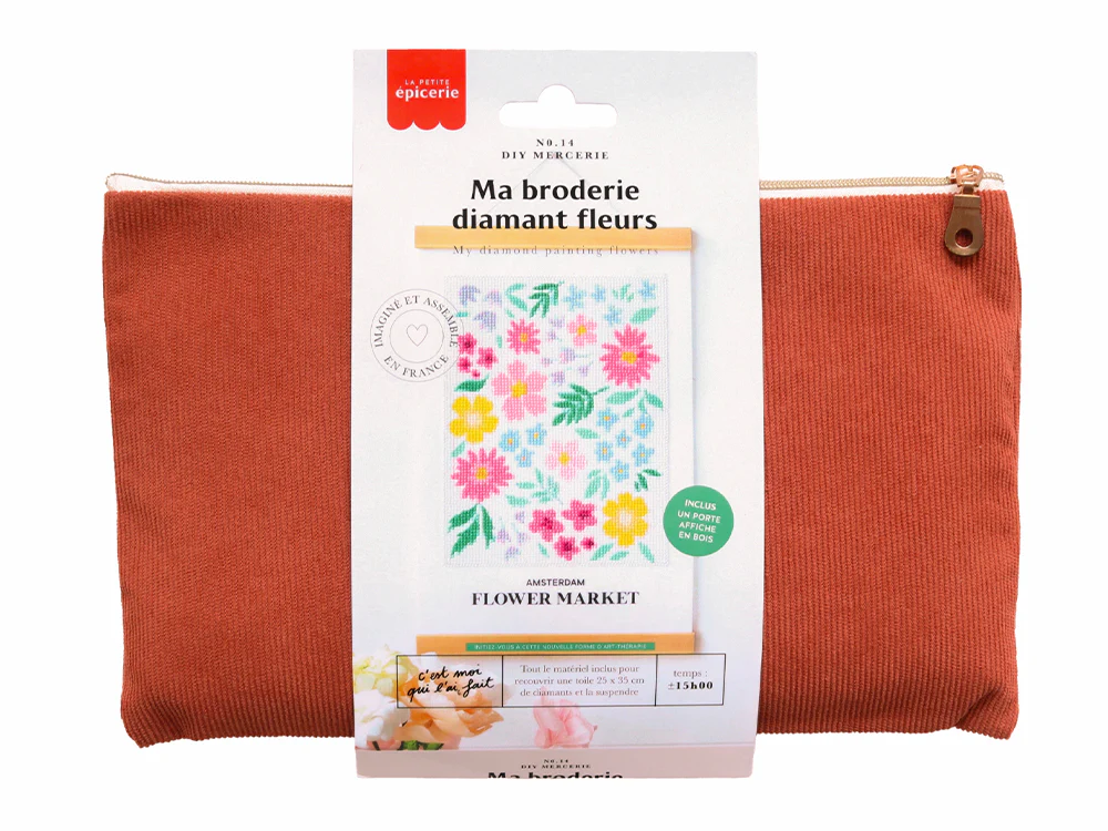 DIY HOME DECO Ma broderie Diamond Painting Flower Market La Petite Epicerie