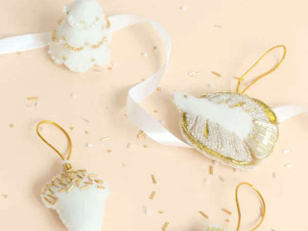DIY MERCERIE Mes décorations de Noël en feutrine La Petite Epicerie b