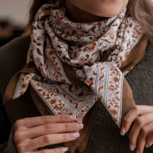 Grand foulard Bindi Atelier Edel Ambre Bindi Atelier