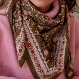 Grand foulard Bindi Atelier Kiala Biscuit Bindi Atelier