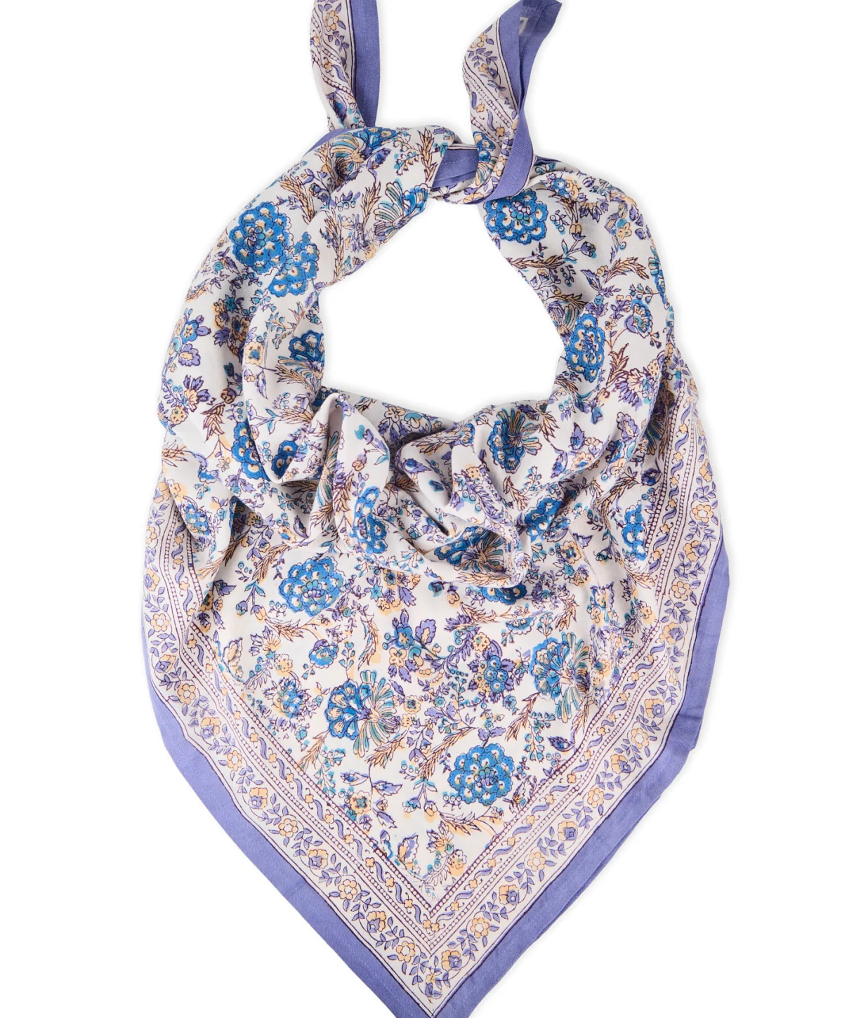 Grand foulard Bindi Atelier Kiala Céleste Bindi Atelier c