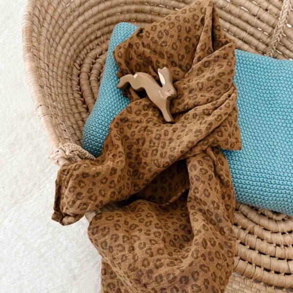 Lange Bianca L Mini leopard cumin Rose in April b