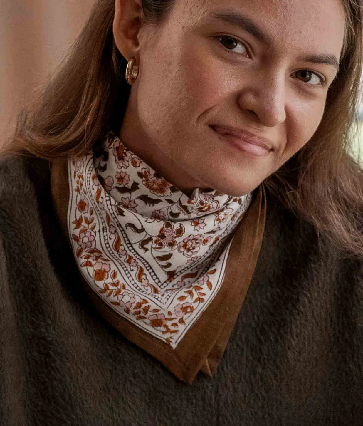 Petit foulard Bindi Atelier Edel Ambre Bindi Atelier