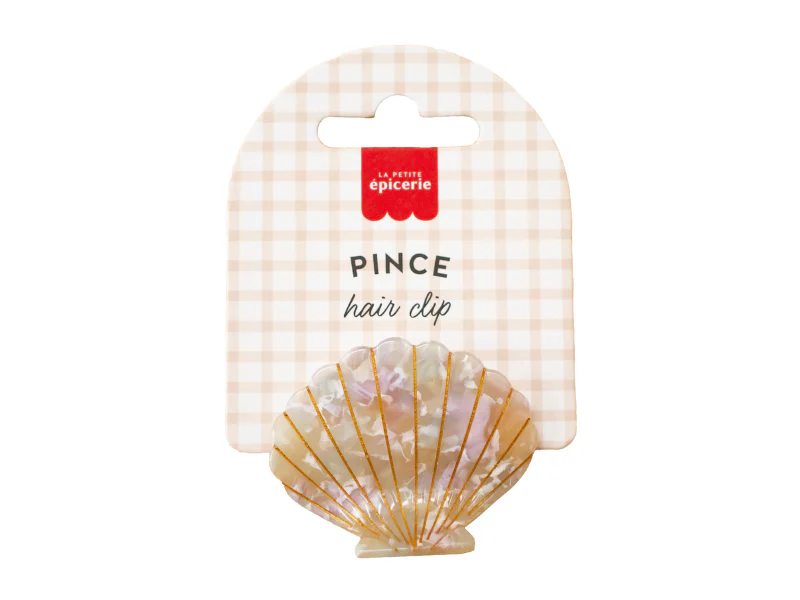 Pince à cheveux Coquillage Multicolore La Petite Epicerie