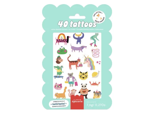Pochette de Tattoos Cute Animals La Petite Epicerie