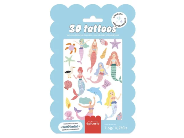 Pochette de Tattoos Sirènes La Petite Epicerie