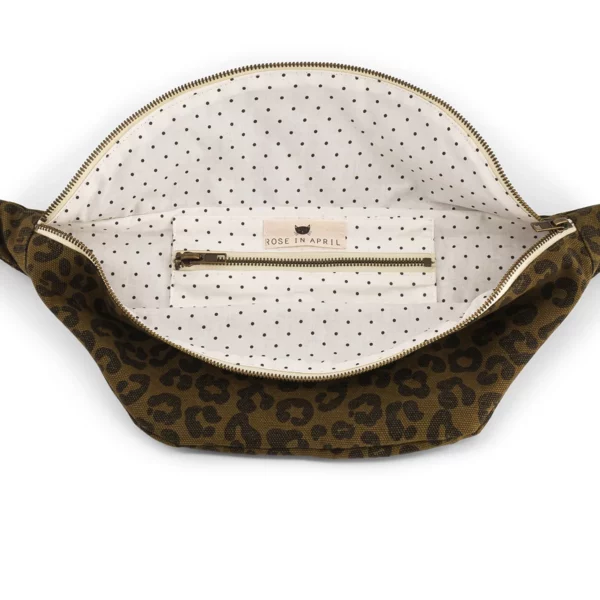 Sac Banane Graou Olive Rose in April c